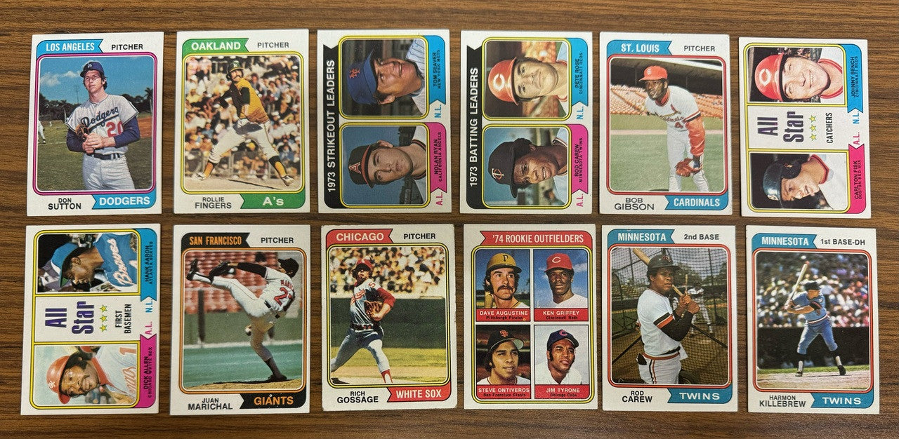 1974 Topps Baseball Near Complete Set 659/660 VG/EX-EX w/ Team CLs + Traded
