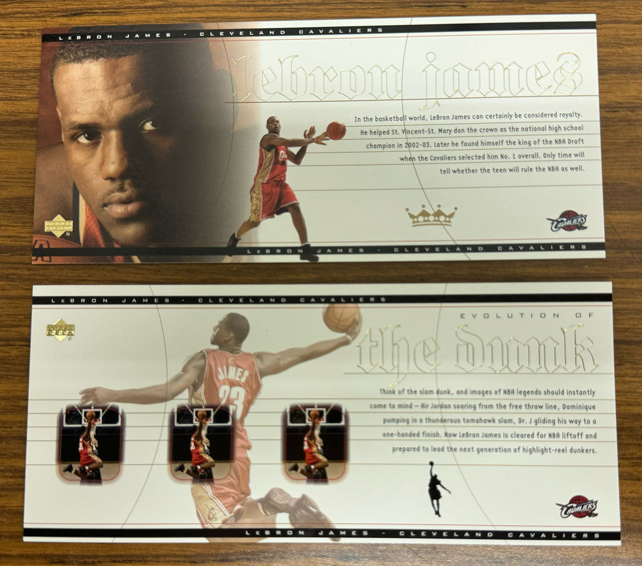 2003 Upper Deck LeBron James 32-Card Complete RC Box Set Opened "B"
