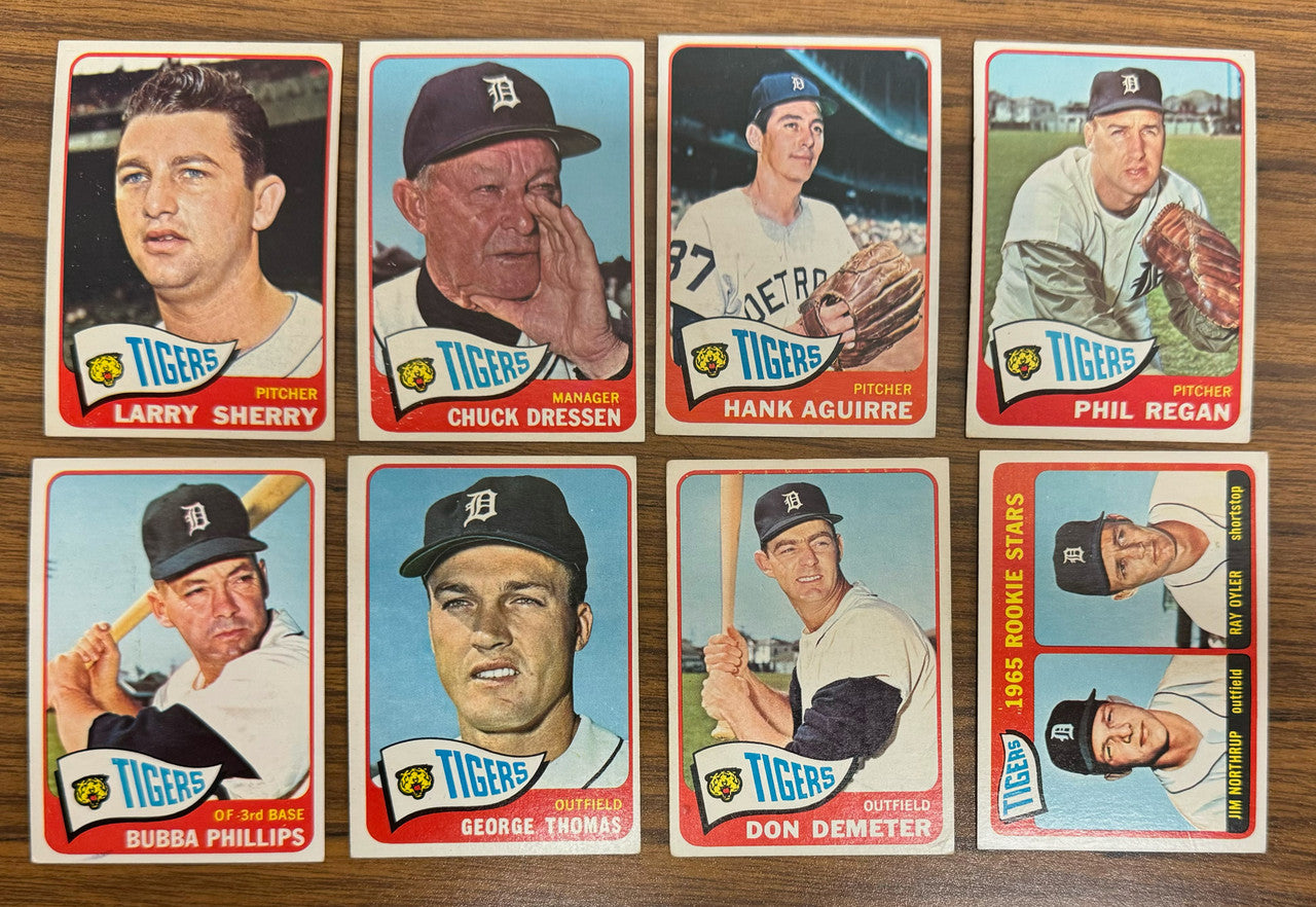 1965 Topps Detroit Tigers Team Set (31) Kaline VG/EX