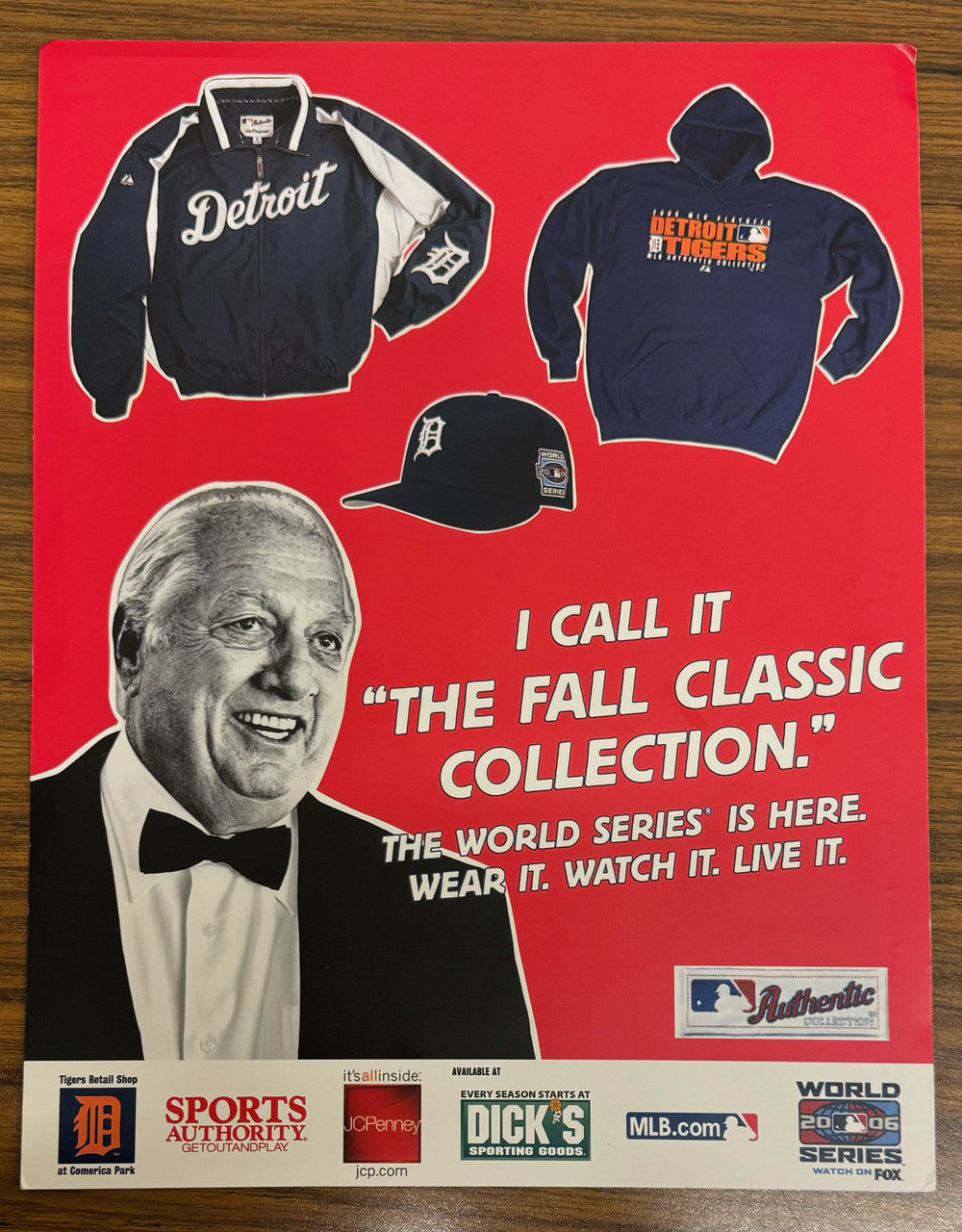 2006 MLB Detroit Tigers Playoff/World Series Package (Tickets Program Pin DVD)