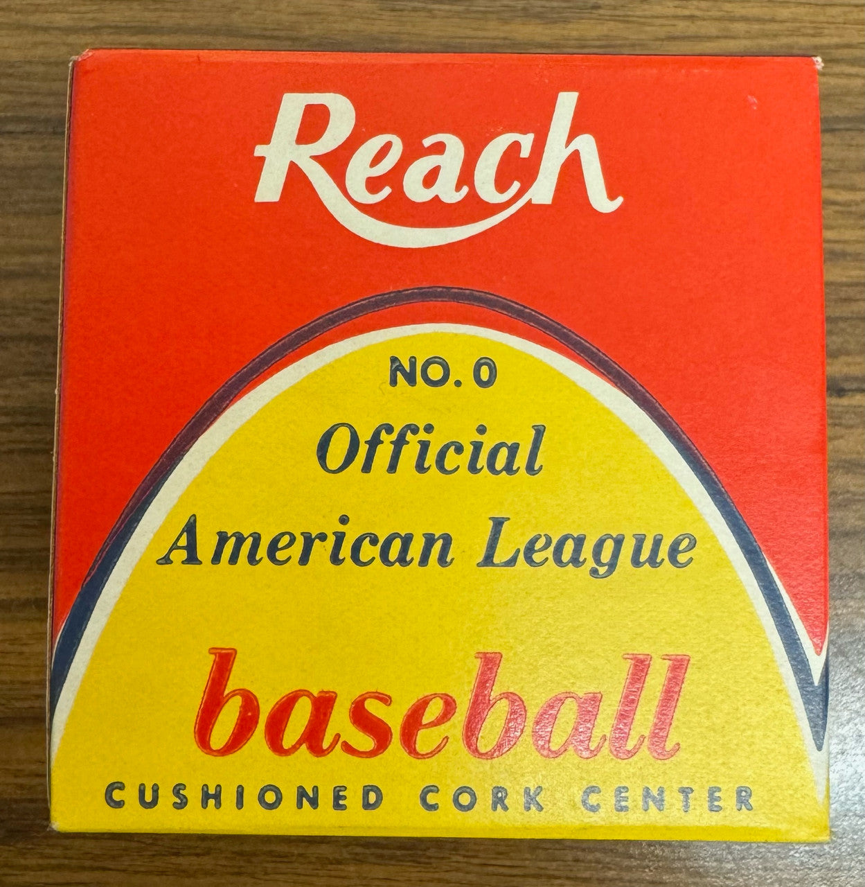 1960s Reach AL Baseball Joe Cronin Sealed w/ Pull Tab