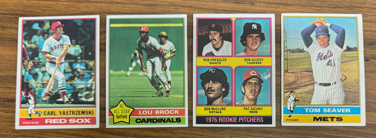 1976 Topps Baseball Near Complete Set 651/660 w/ Traded EX-EX/MT