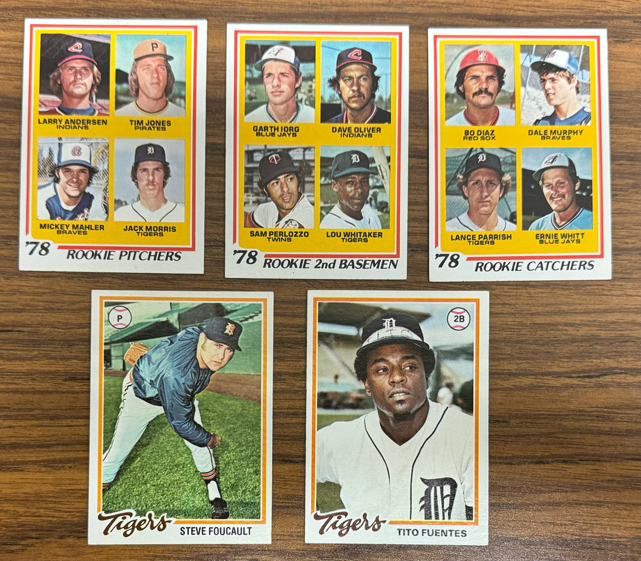 1978 Detroit Tigers Team Set (29) Trammell Parrish Morris EX/MT Overall