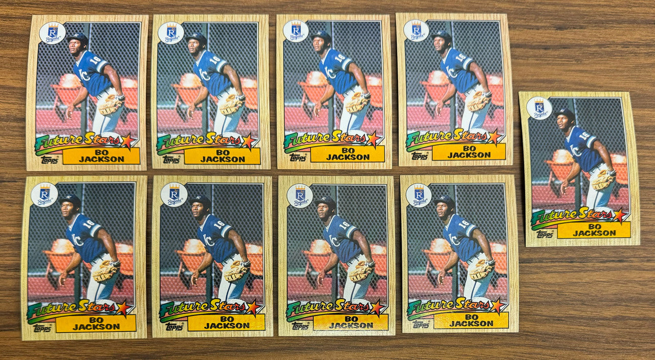 1987 Topps Future Stars Bo Jackson RC #170 Lot of 25 NM or Better