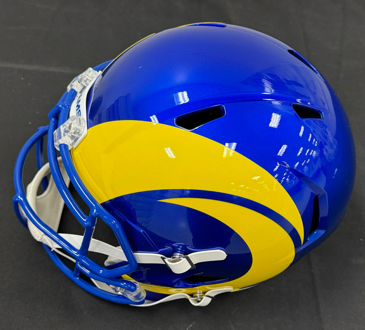 Isaac Bruce Signed Autographed FS Replica Speed Helmet Beckett