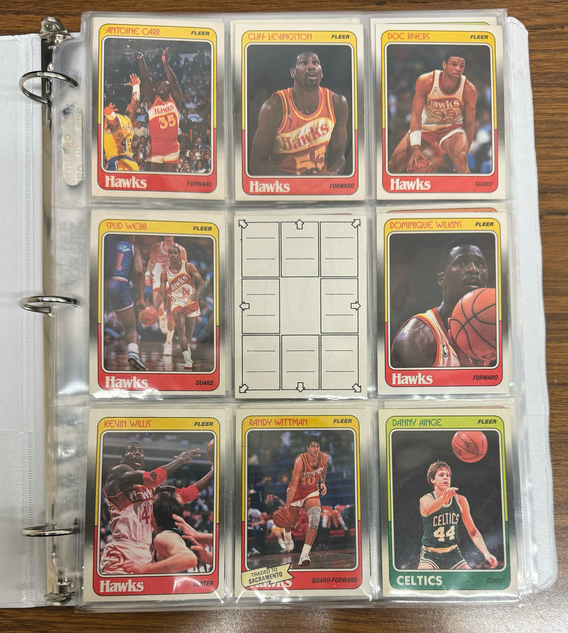 1988-89 Fleer Basketball Complete Set (132) w/ Stickers NM-MT