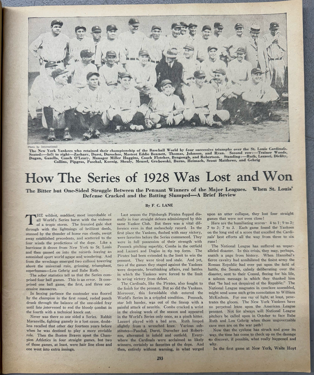 1927-1930 Baseball Magazine Lot of 30 (No Covers or Backs)