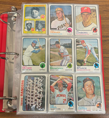 1973 Topps Baseball Near Complete Set 647/660 VG/EX Overall