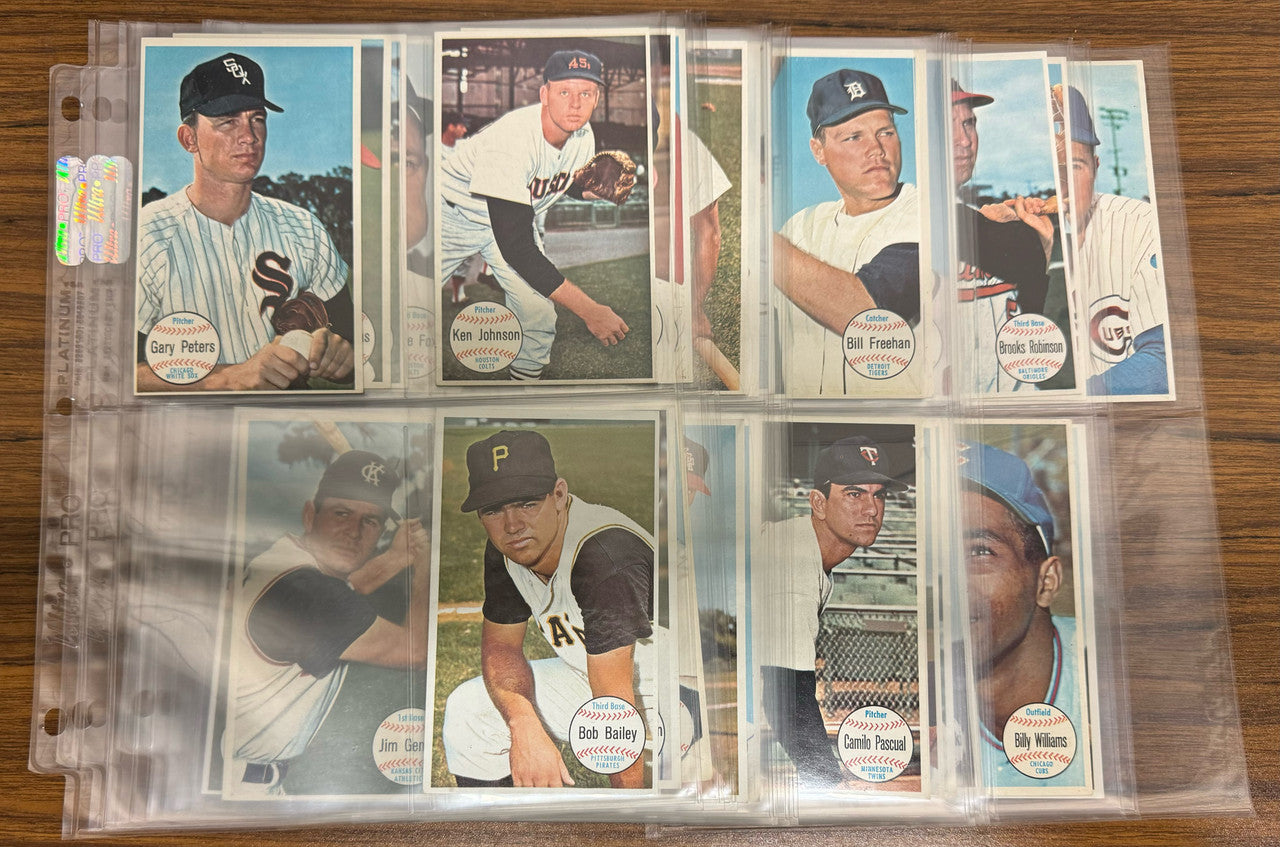 1964 Topps Giants Baseball Near Complete Set 53/60 EX/MT-NM