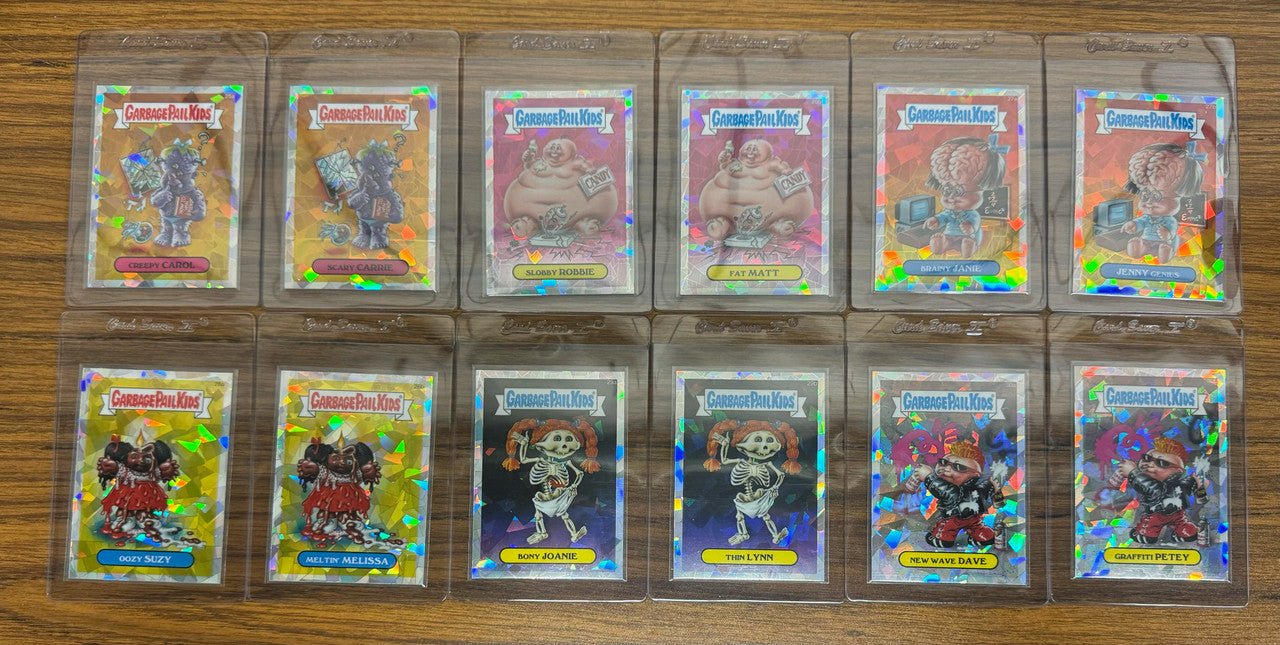 2013 Topps Garbage Pail Kids Chrome Series 1 Atomic Refractor Complete Set (110)