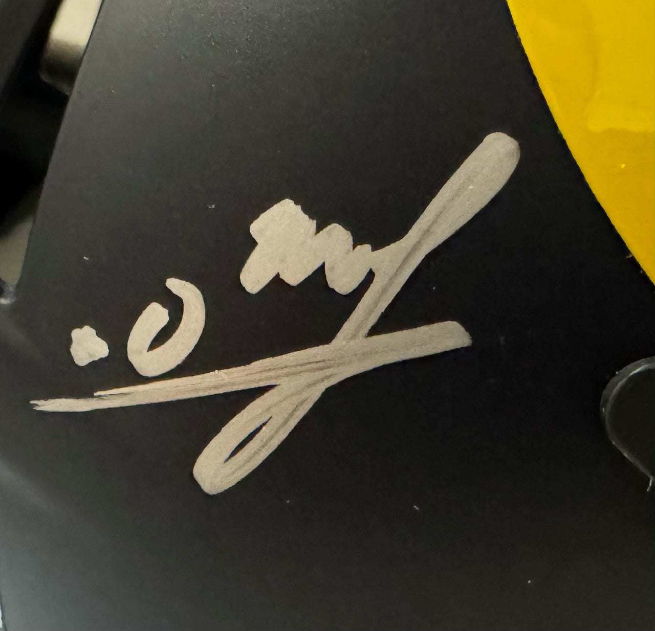 Zak Zinter Mike Sainristil Signed Autographed Michigan Mini Helmet JSA