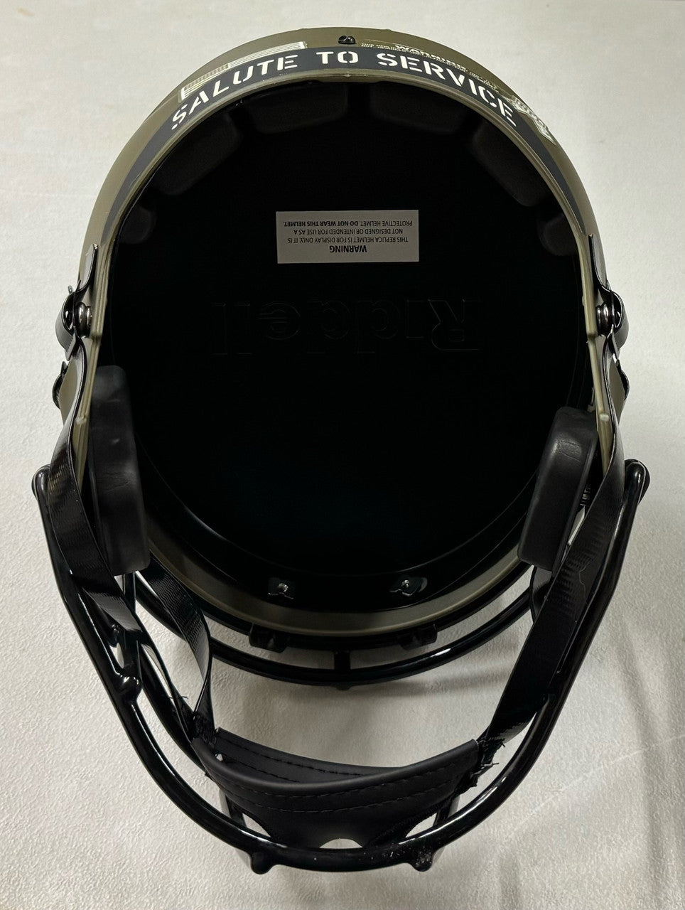Ahmad Sauce Gardner Signed Autographed Salute to Service Full Size Helmet BAS