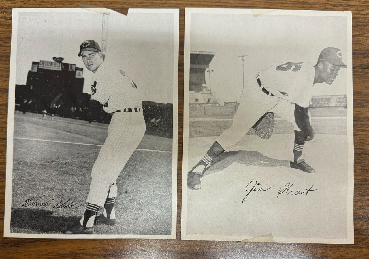 1959 Cleveland Indians Team Issue Photo Lot of 13 Colavito Martin Low Grade