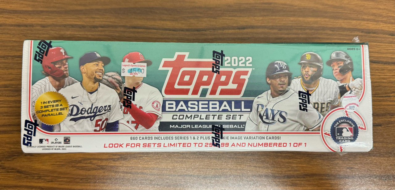 2022 Topps Baseball Complete Factory Set Teal