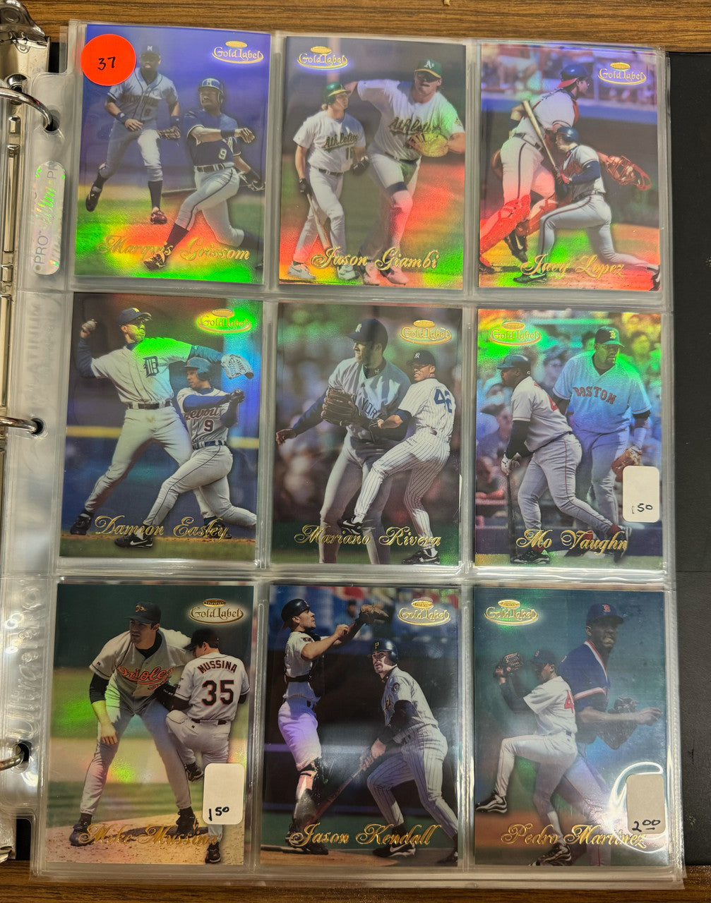 1998 Topps Gold Label Baseball Class 1 Complete Set (100) NM-MT