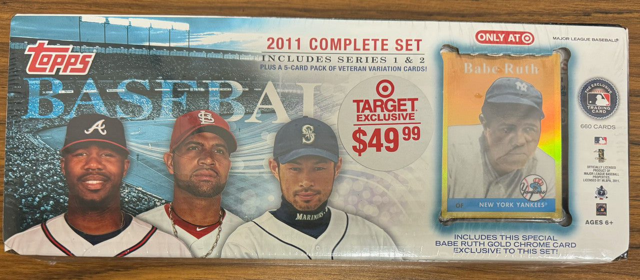 2011 Topps Baseball Complete Factory Set Sealed Babe Ruth