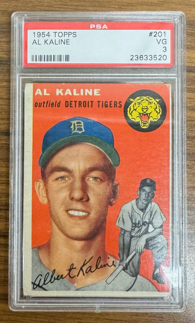 1954 Topps Detroit Tigers Team Set (19) Kaline RC PSA 3
