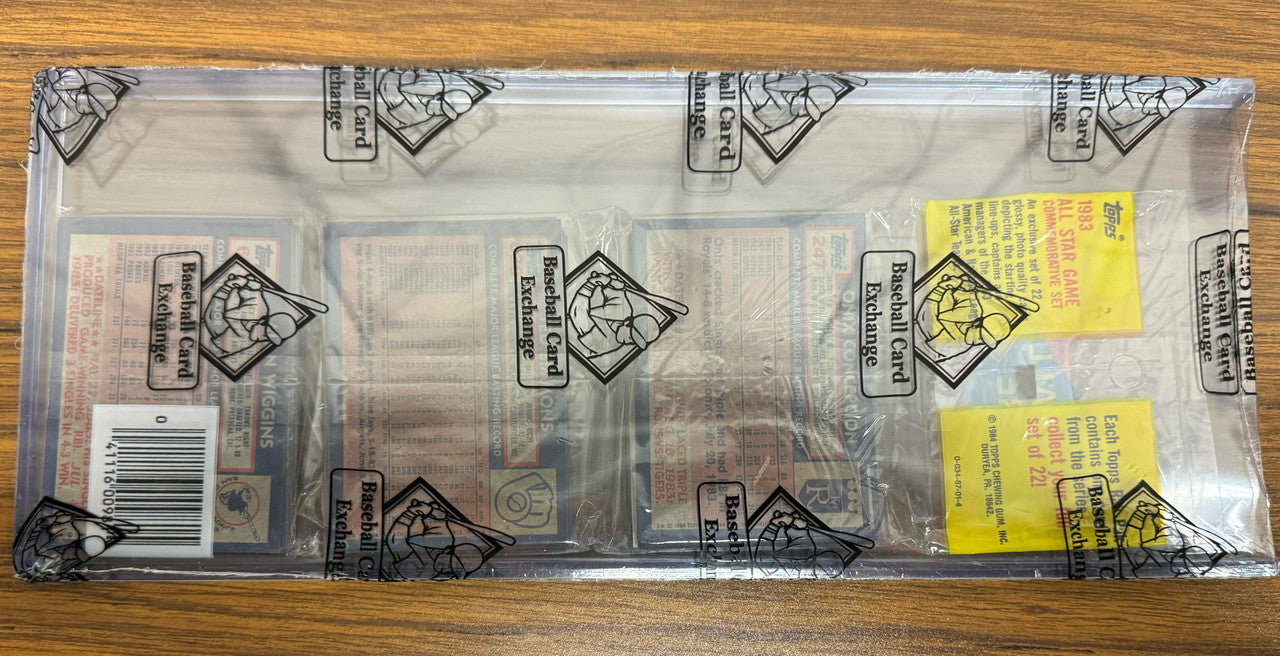 1984 Topps Baseball Rack Pack Strawberry RC on Top BBCE Wrapped and Sealed