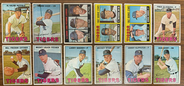 1967 Topps Detroit Tigers Team Set (31) Kaline Cash VG/EX-EX