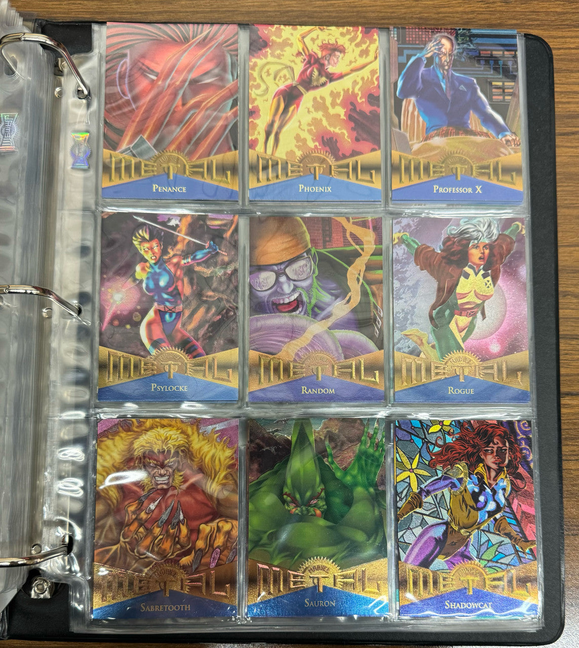 1995 Marvel Metal Inaugural Edition Complete Set in Album W/ Subsets + Extras