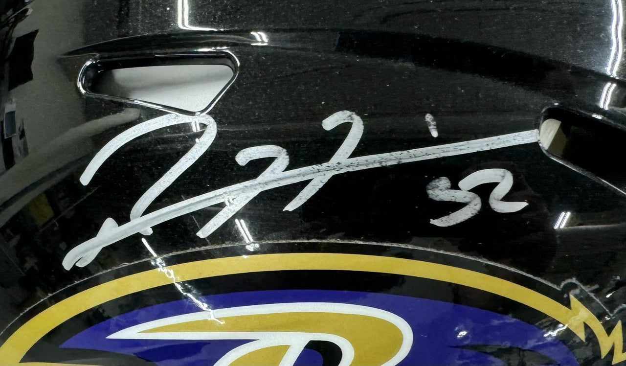 Ray Lewis Signed Autographed FS Authentic Speed Helmet w/ Visor Beckett