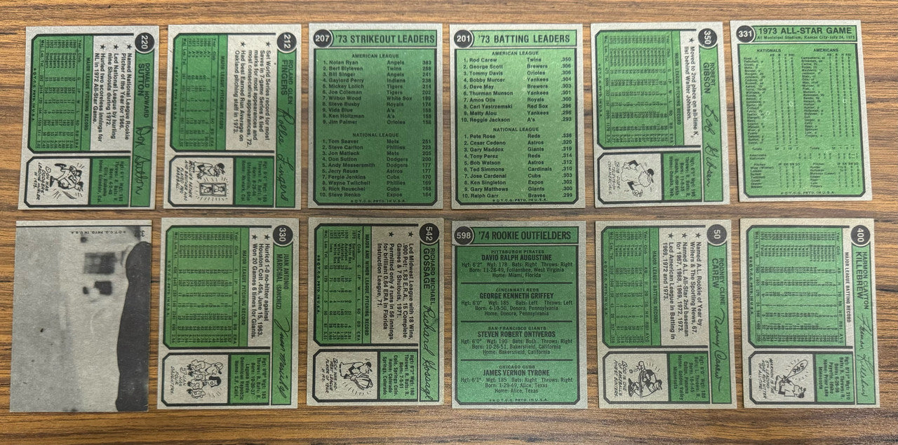 1974 Topps Baseball Near Complete Set 659/660 VG/EX-EX w/ Team CLs + Traded