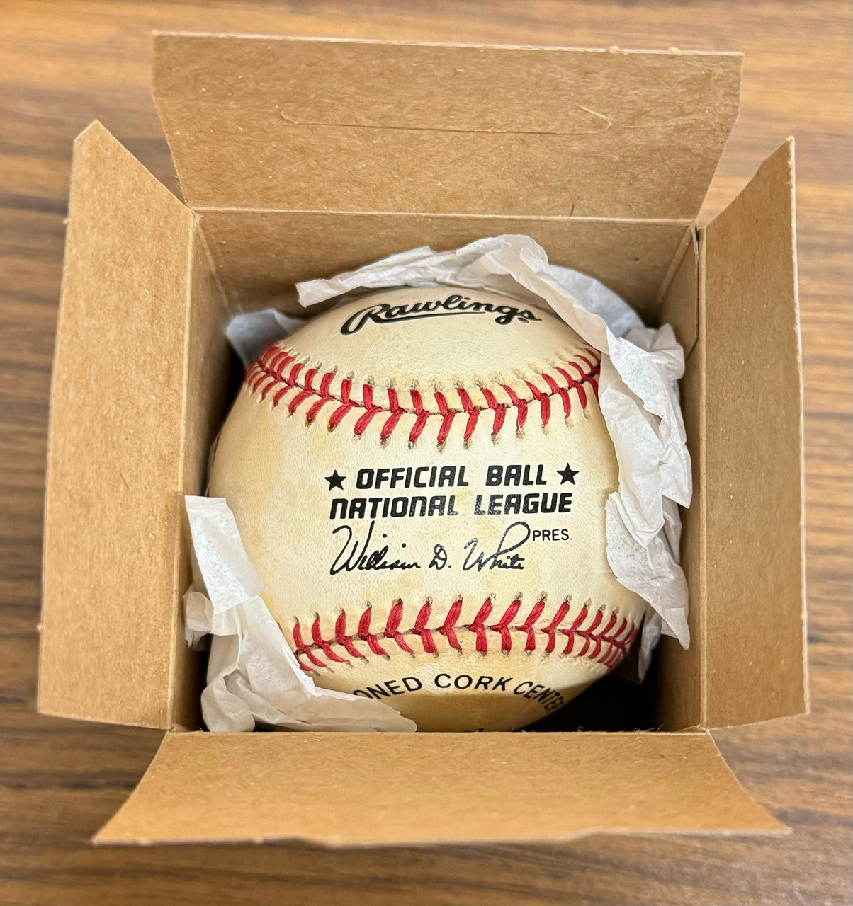 1990s Rawlings Official National League Baseball New in Box William White