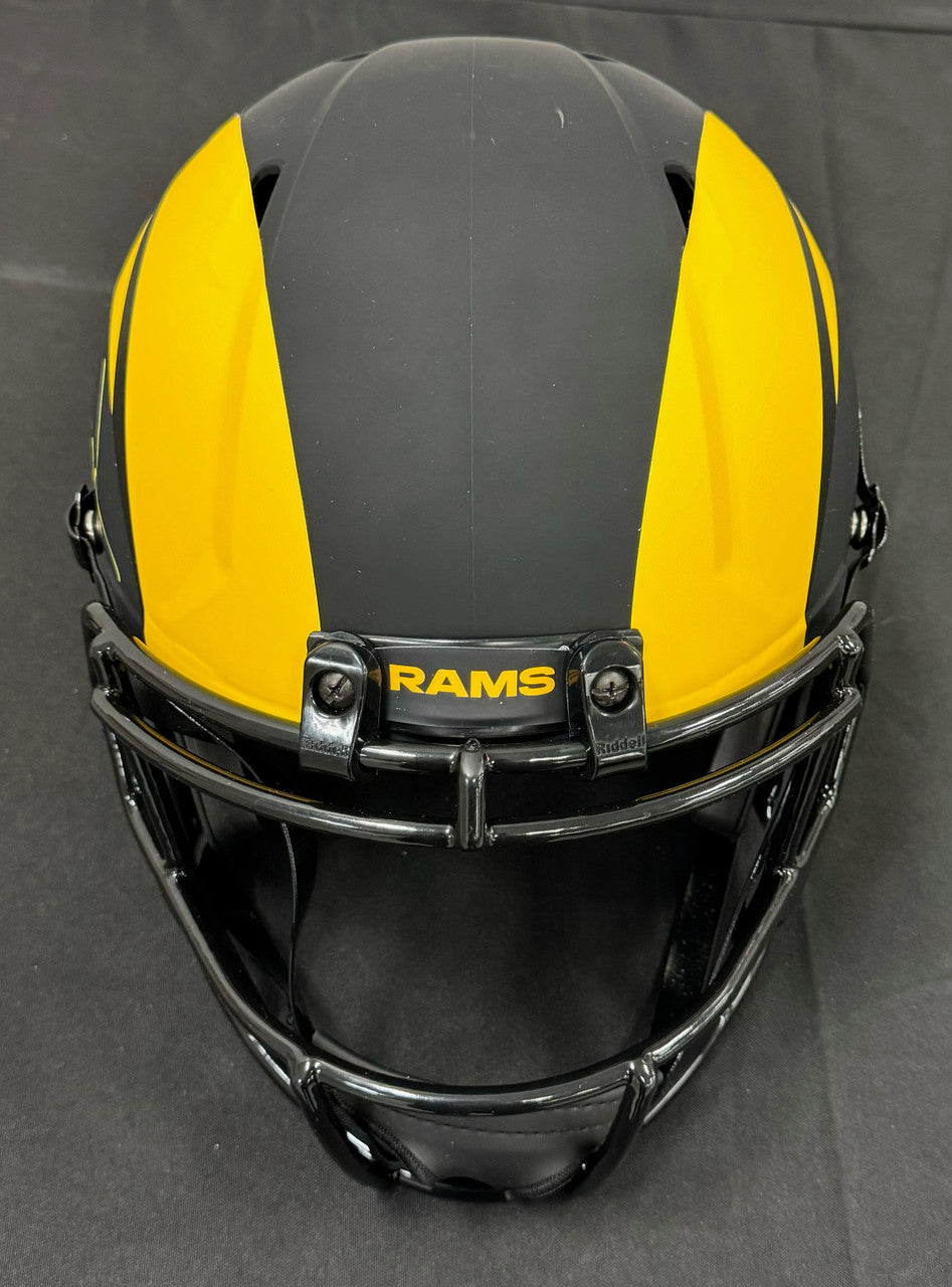 Kurt Warner Signed Autographed FS Replica Eclipse Helmet Beckett