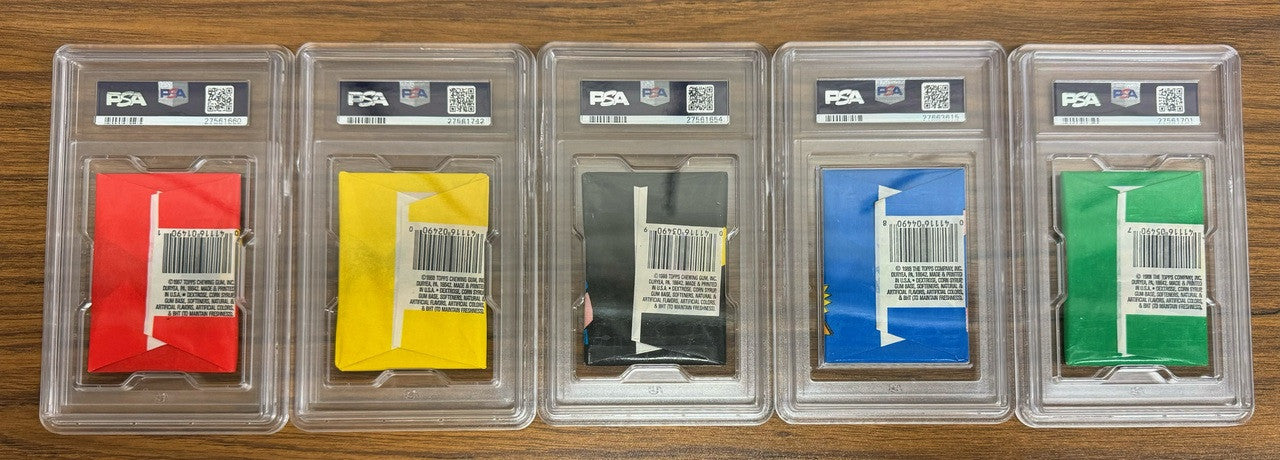 1985-1988 Topps Garbage Pail Kids Series 1-15 Complete Wax Pack Run All PSA 9