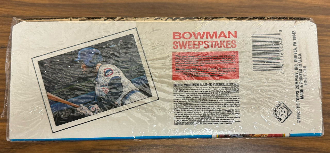 1990 Bowman Baseball Complete Factory Set Sealed