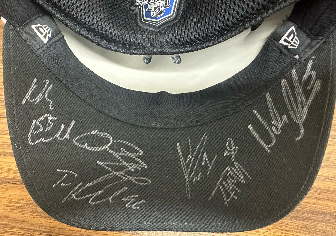 Lidstrom/Datsyuk/Holstrom ++ Signed Autographed Red Wings Hat 14 Signatures JSA