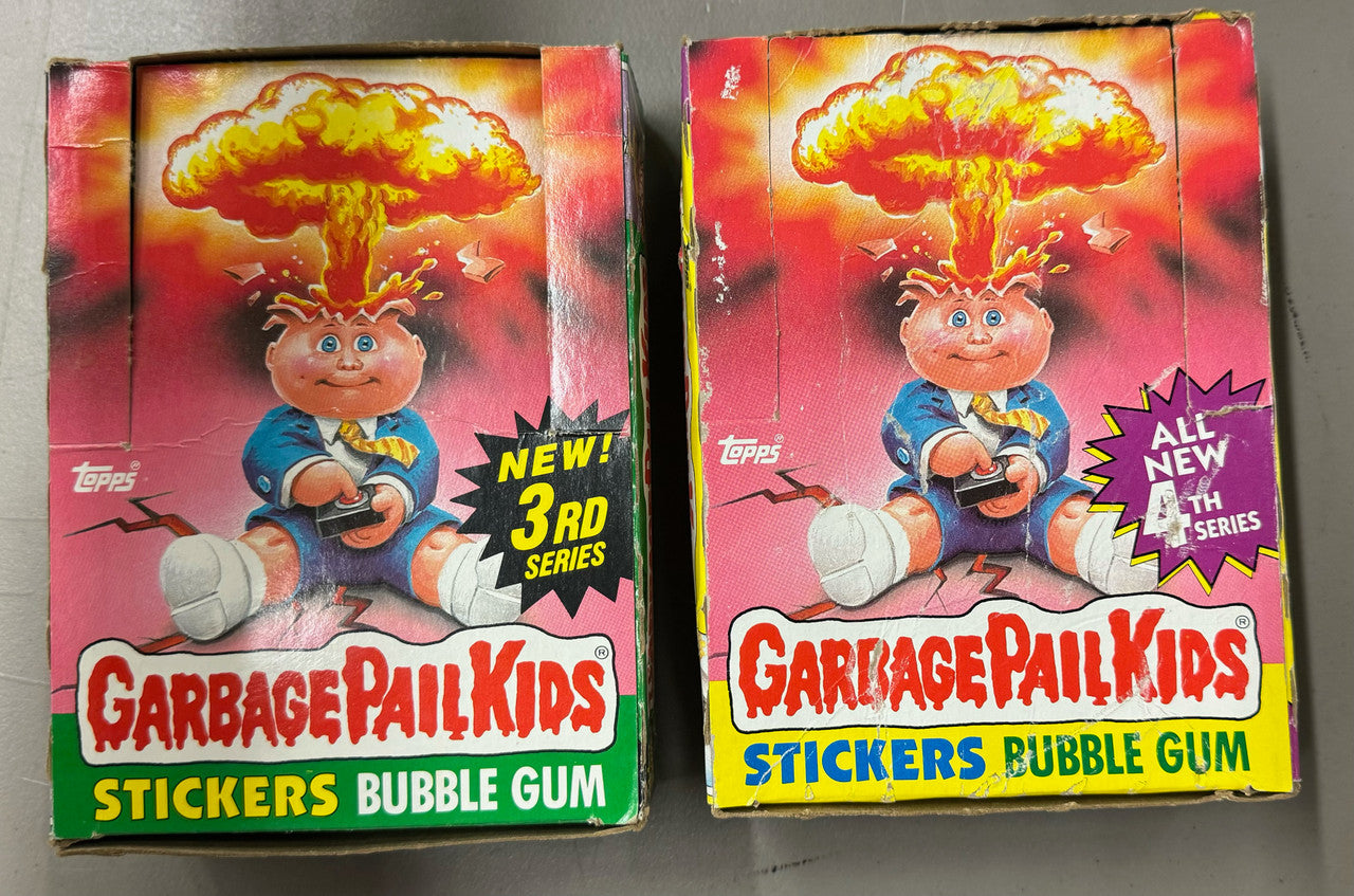 1980's Garbage Pail Kids Lot of 1000+ Cards Posters Case Postcards Empty Boxes
