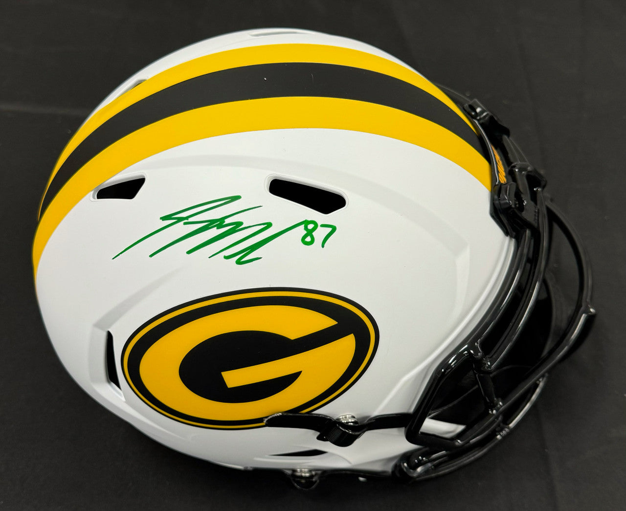 Jordy Nelson Signed Autographed FS Lunar Replica Helmet Beckett