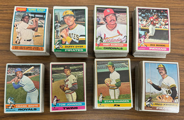 1976 Topps Baseball Near Complete Set 651/660 w/ Traded EX-EX/MT