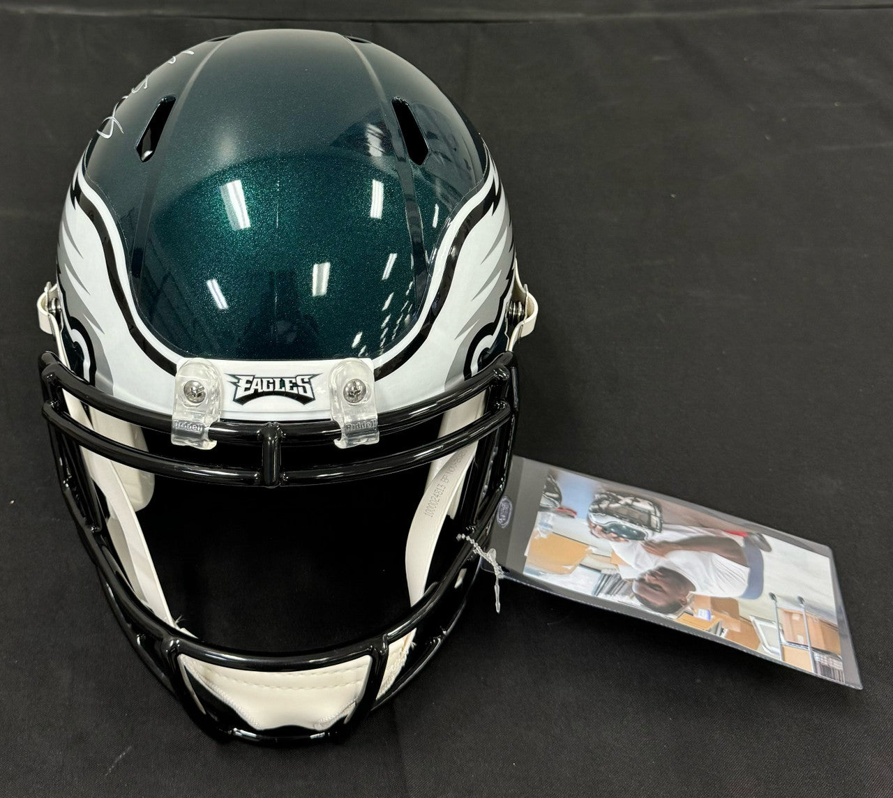 LeSean McCoy Signed Autographed FS Replica Helmet JSA