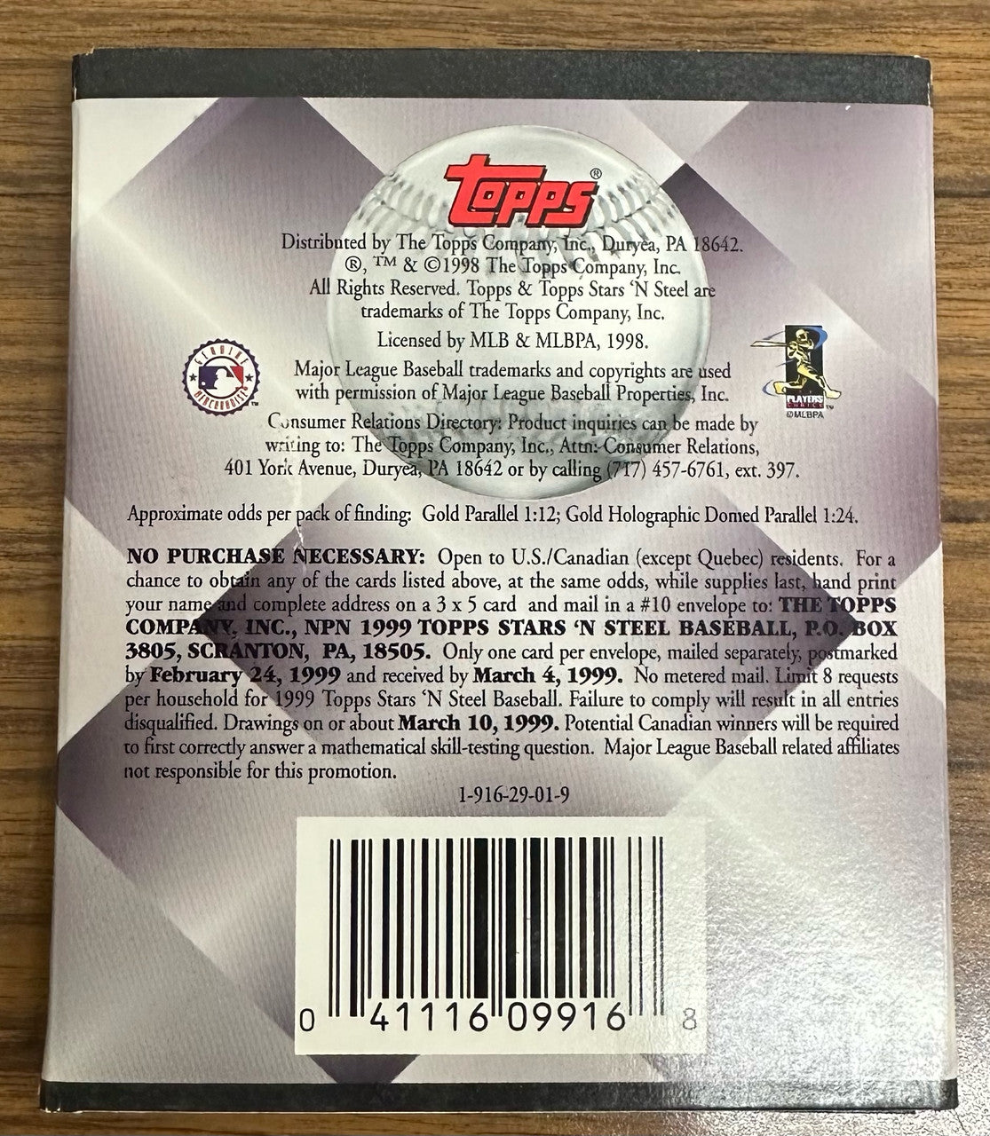 1999 Topps Stars 'N Steel Book of 3 Metal Cards Lot of 5 Gwynn Bonds