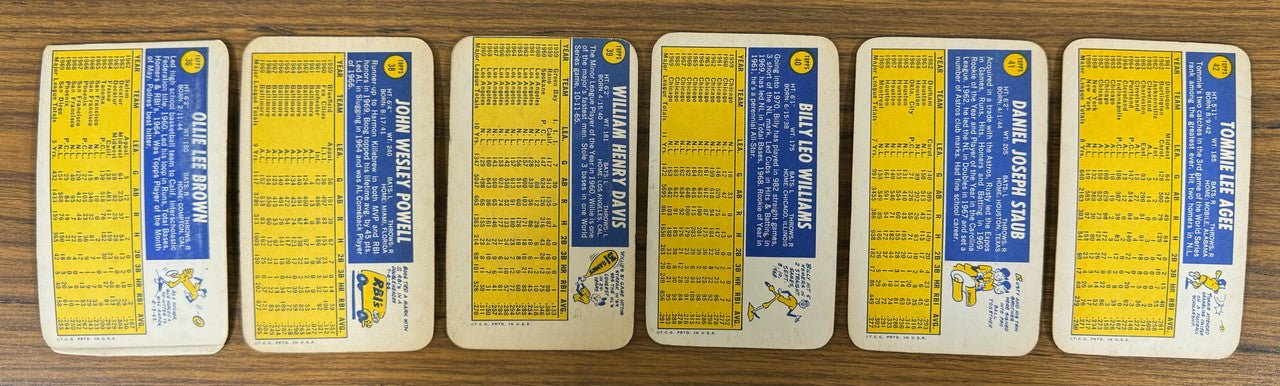 1970 Topps Baseball Super Complete Set (42) NM