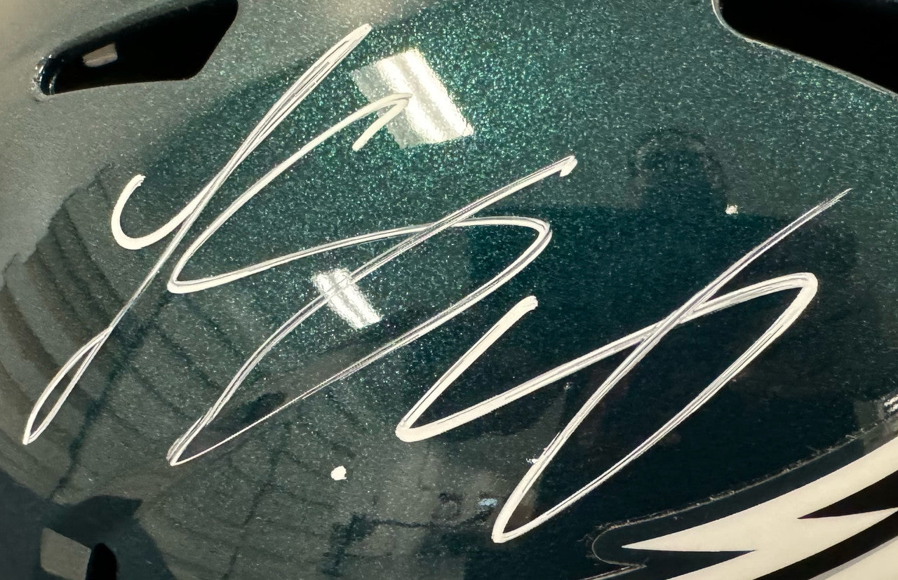 LeSean McCoy Signed Autographed FS Replica Helmet JSA