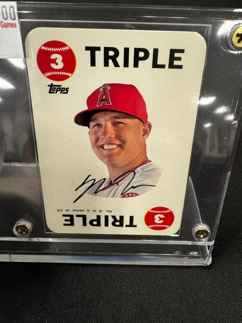 Mike Trout Signed Autographed Rawlings OML Baseball w/ Card JSA