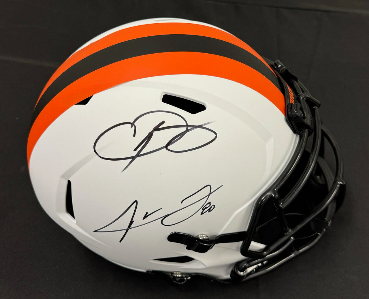 Jarvis Landry Odell Beckham Jr Signed Autographed FS Replica Helmet Beckett