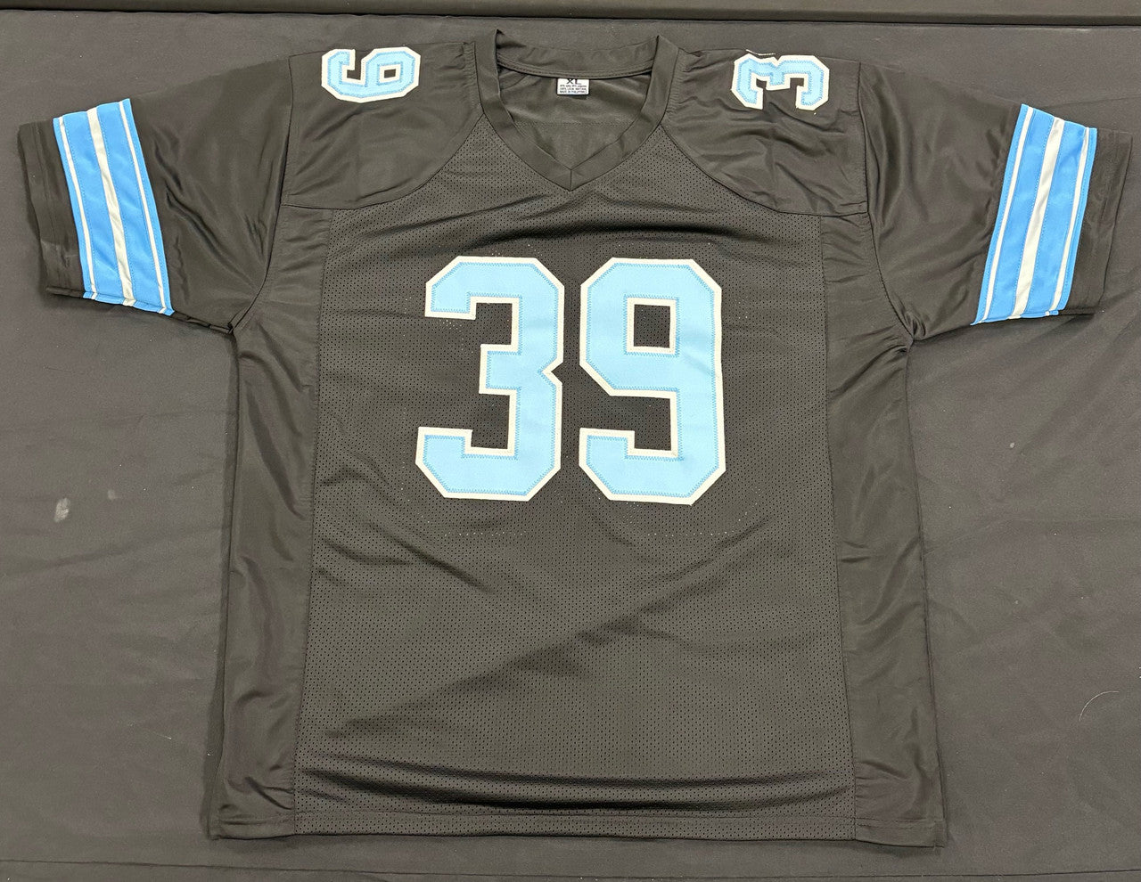 Jake Bates Signed Autographed Inscribed Custom Lions Jersey Black JSA