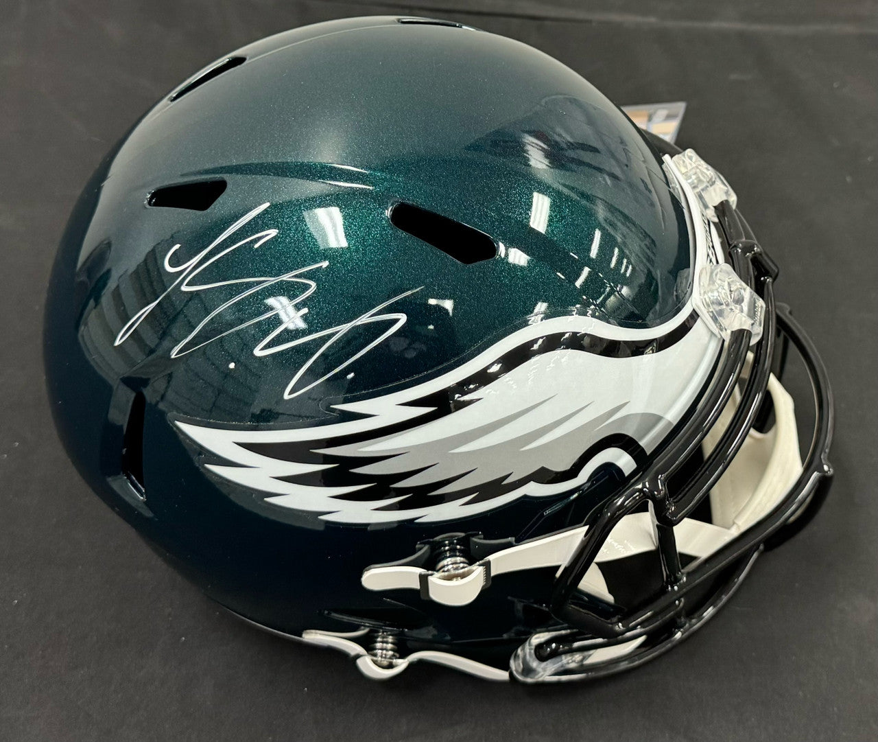 LeSean McCoy Signed Autographed FS Replica Helmet JSA