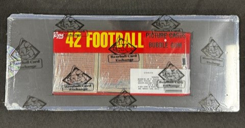 1985 Topps Football Grocery Rack Pack BBCE Sealed Walter Payton on Back
