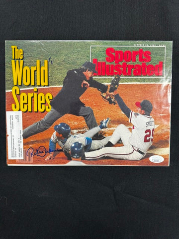 Roberto Alomar Signed Autographed 1992 Sports Illustrated Cover Page JSA