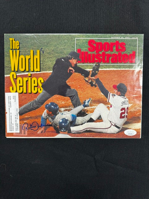 Roberto Alomar Signed Autographed 1992 Sports Illustrated Cover Page JSA