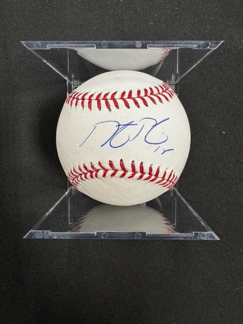 Dustin Pedroia Signed Autographed Rawlings OML Baseball JSA
