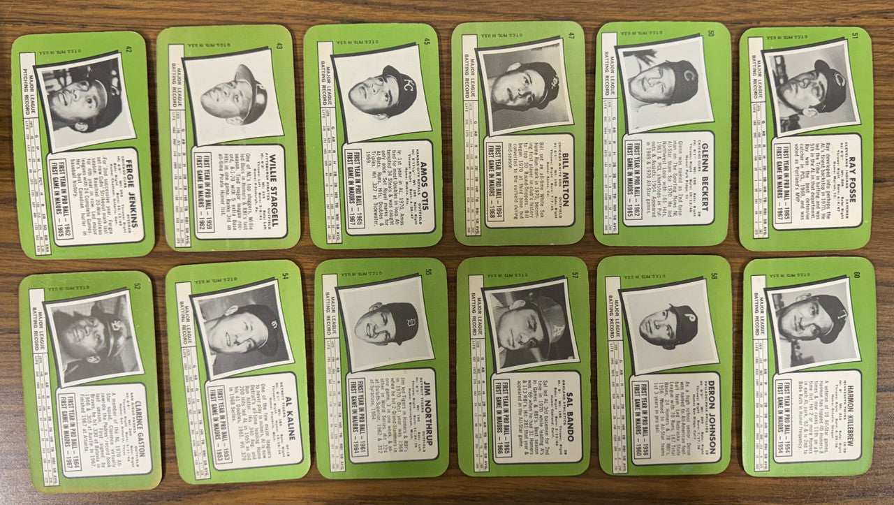 1971 Topps Baseball Super Complete Set (63) EX