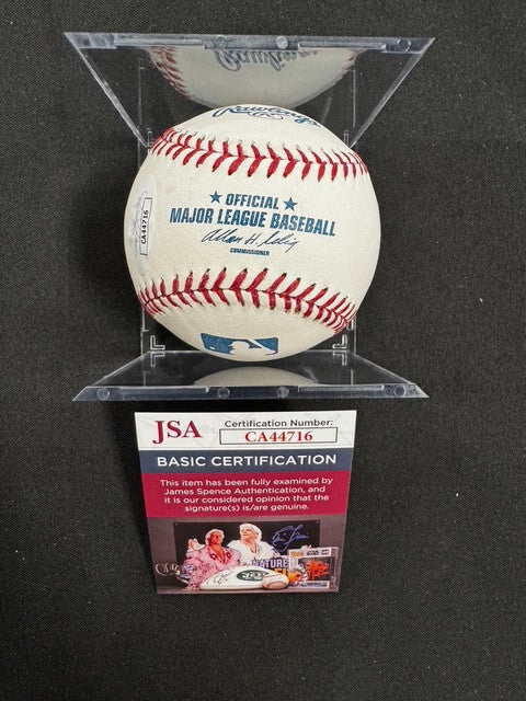 Dustin Pedroia Signed Autographed Rawlings OML Baseball JSA