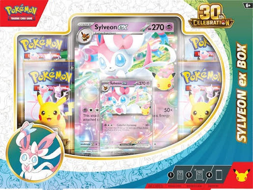 Pokemon: 30th Celebrations Sylveon/Greninja ex Box (Receive 1 at Random)