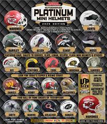 2025 Tristar Hidden Treasures Autographed Mini Helmet Platinum Edition Series 12